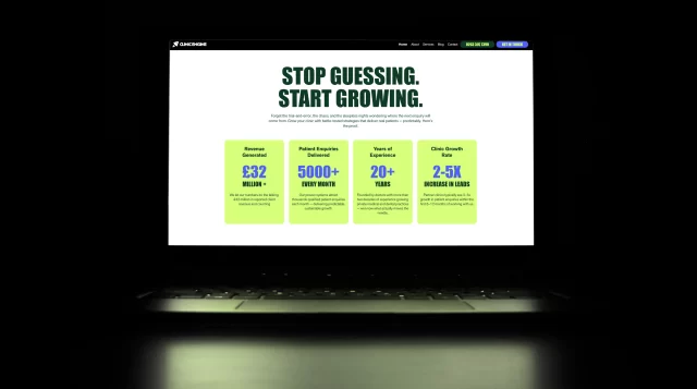 glowing laptop mockup